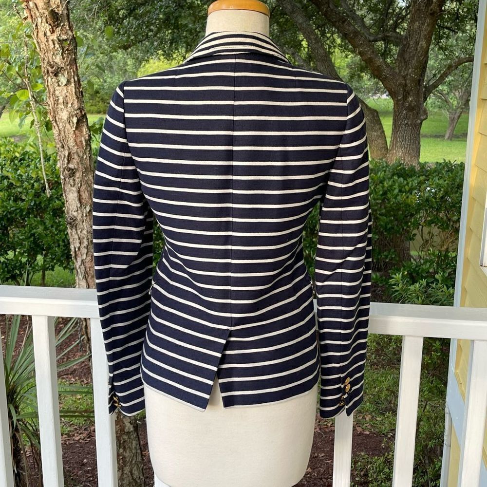J. Crew Striped Schoolboy Blazer - Picture 2 of 5